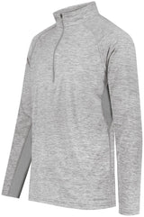 Holloway Electrify 1/2 Zip Pullover Powered by Coolcore® 222574 ATHLETIC GREY HEATHER S