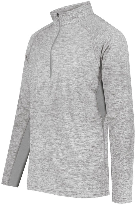 Holloway Electrify 1/2 Zip Pullover Powered by Coolcore® 222574 ATHLETIC GREY HEATHER S