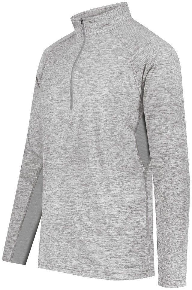 Holloway Electrify 1/2 Zip Pullover Powered by Coolcore® 222574 ATHLETIC GREY HEATHER S