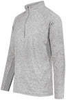 Holloway Electrify 1/2 Zip Pullover Powered by Coolcore® 222574 ATHLETIC GREY HEATHER S