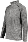 Holloway Electrify 1/2 Zip Pullover Powered by Coolcore® 222574 BLACK HEATHER S