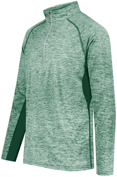 Holloway Electrify 1/2 Zip Pullover Powered by Coolcore® 222574 DARK GREEN HEATHER S