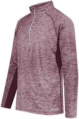Holloway Electrify 1/2 Zip Pullover Powered by Coolcore® 222574 MAROON HEATHER S