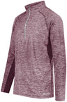 Holloway Electrify 1/2 Zip Pullover Powered by Coolcore® 222574 MAROON HEATHER S