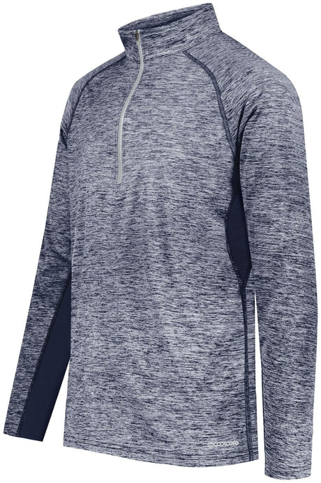 Holloway Electrify 1/2 Zip Pullover Powered by Coolcore® 222574 NAVY HEATHER S