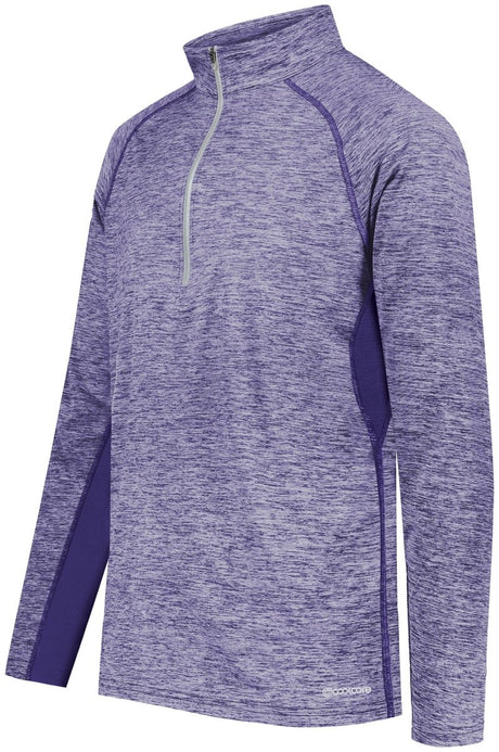 Holloway Electrify 1/2 Zip Pullover Powered by Coolcore® 222574 PURPLE HEATHER S