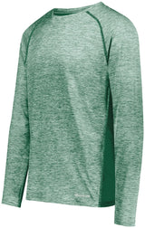 Holloway Electrify Long Sleeve Tee Powered by Coolcore® 222570 DARK GREEN HEATHER S