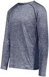 Holloway Electrify Long Sleeve Tee Powered by Coolcore® 222570 NAVY HEATHER S