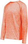 Holloway Electrify Long Sleeve Tee Powered by Coolcore® 222570 ORANGE HEATHER S