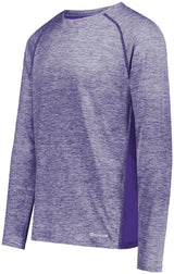 Holloway Electrify Long Sleeve Tee Powered by Coolcore® 222570 PURPLE HEATHER S