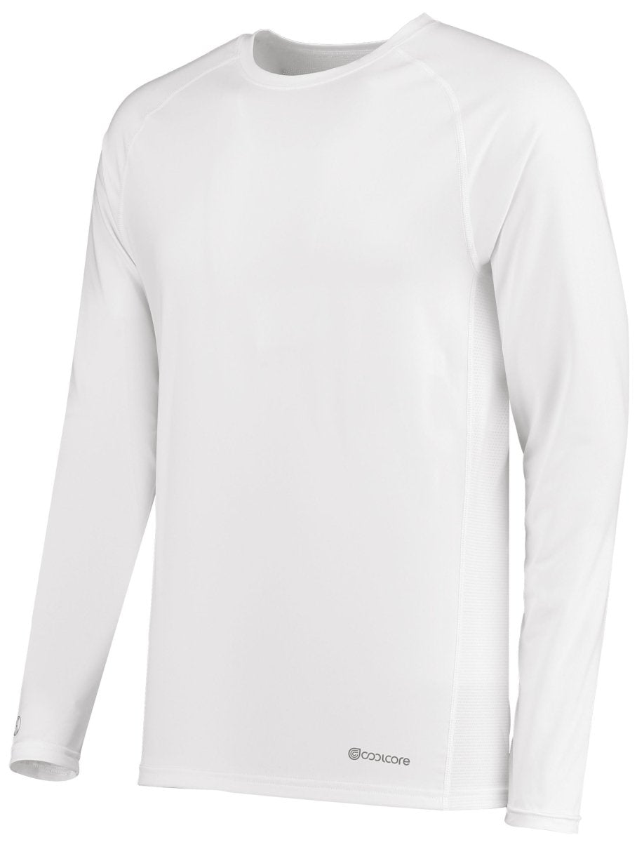 Holloway Electrify Long Sleeve Tee Powered by Coolcore® 222570 WHITE S