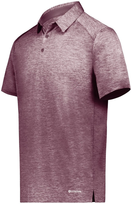 Holloway Electrify Polo Powered by Coolcore® 222572 MAROON HEATHER S