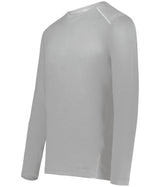 Holloway Essential Long Sleeve Tee Powered by Coolcore® 222138 ATHLETIC GREY S
