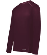 Holloway Essential Long Sleeve Tee Powered by Coolcore® 222138 MAROON (HLW) S