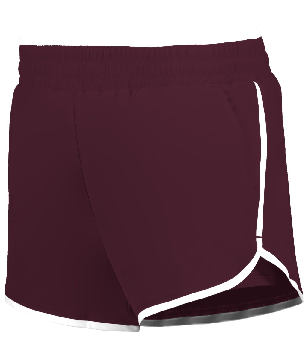 Holloway GIRLS DOUBLE COURT SHORTS 223428 MAROON (HLW) S