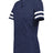 Holloway Girls Monterey Tee 223345 NAVY HEATHER/WHITE S