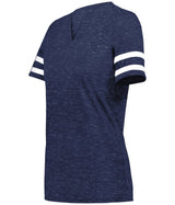 Holloway Girls Monterey Tee 223345 NAVY HEATHER/WHITE S