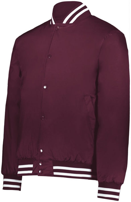 Holloway Heritage Jacket 229140 MAROON/WHITE S
