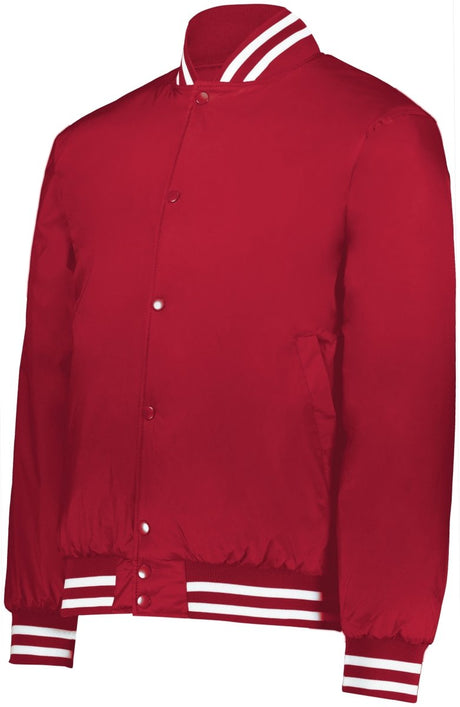 Holloway Heritage Jacket 229140 SCARLET/WHITE S