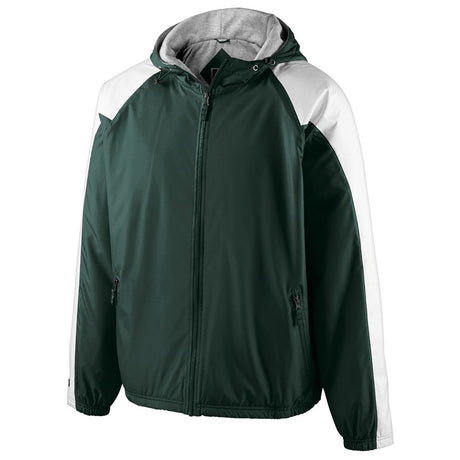 Holloway Homefield Jacket 229111 DARK GREEN/WHITE S