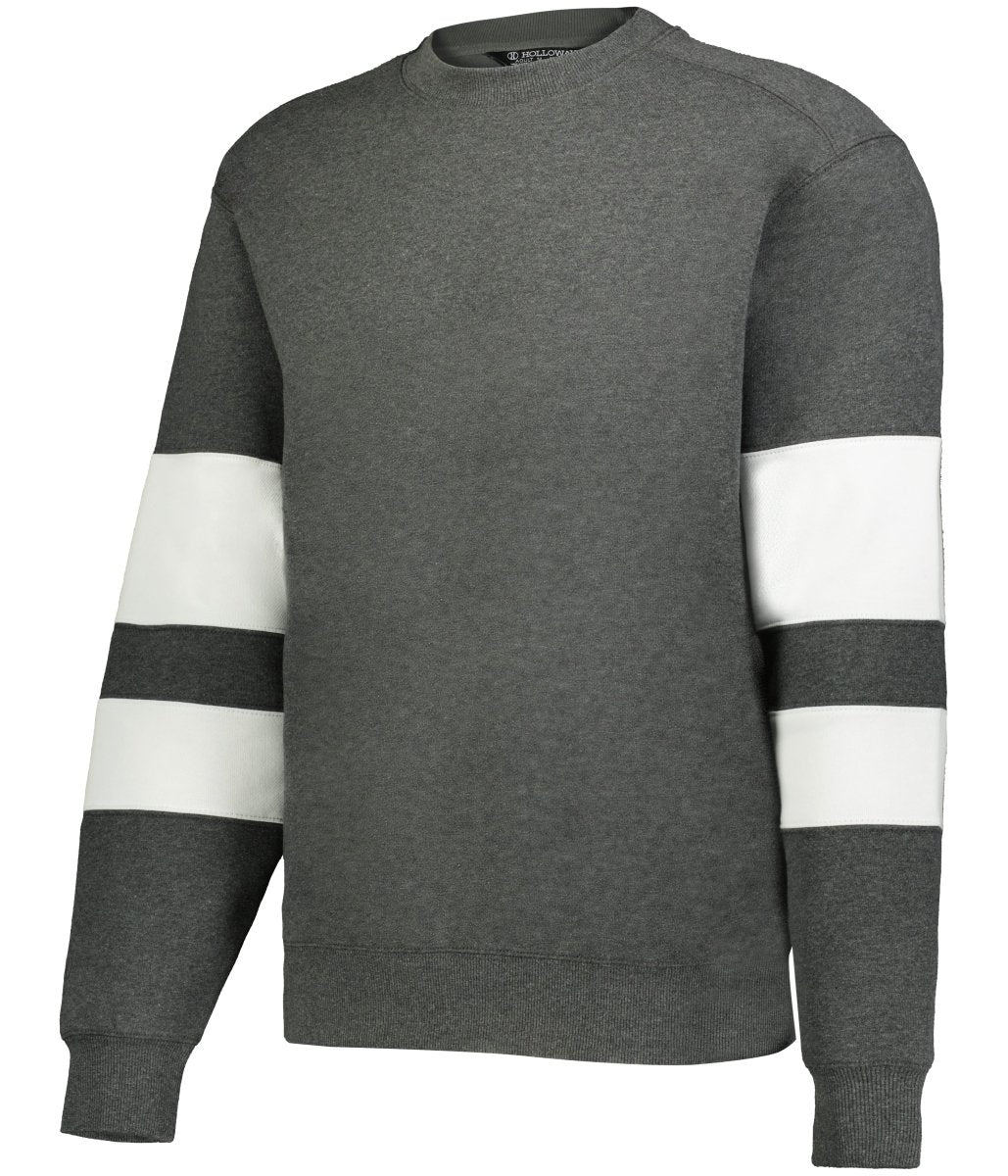 Holloway JACKSON WAY CREW 229577 CARBON HEATHER/WHITE S
