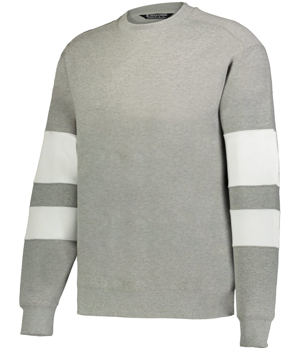 Holloway JACKSON WAY CREW 229577 CHARCOAL HEATHER/WHITE S