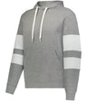 Holloway JACKSON WAY HOODIE 229576 CHARCOAL HEATHER/WHITE S
