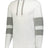 Holloway JACKSON WAY HOODIE 229576 WHITE/CHARCOAL HEATHER S