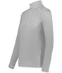 Holloway Ladies 1/4 Zip Pullover Powered by Coolcore® 222340 ATHLETIC GREY S