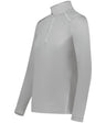 Holloway Ladies 1/4 Zip Pullover Powered by Coolcore® 222340 ATHLETIC GREY S