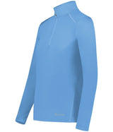Holloway Ladies 1/4 Zip Pullover Powered by Coolcore® 222340 COLUMBIA BLUE S