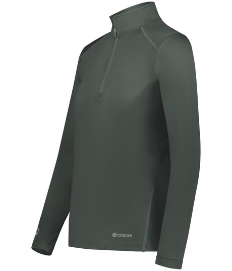 Holloway Ladies 1/4 Zip Pullover Powered by Coolcore® 222340 IRON S