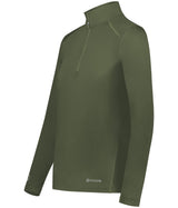 Holloway Ladies 1/4 Zip Pullover Powered by Coolcore® 222340 OLIVE S