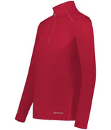 Holloway Ladies 1/4 Zip Pullover Powered by Coolcore® 222340 SCARLET S