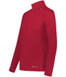 Holloway Ladies 1/4 Zip Pullover Powered by Coolcore® 222340 SCARLET S
