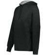 Holloway Ladies All - Pro Performance Fleece Hoodie 223780 BLACK HEATHER/SILVER S