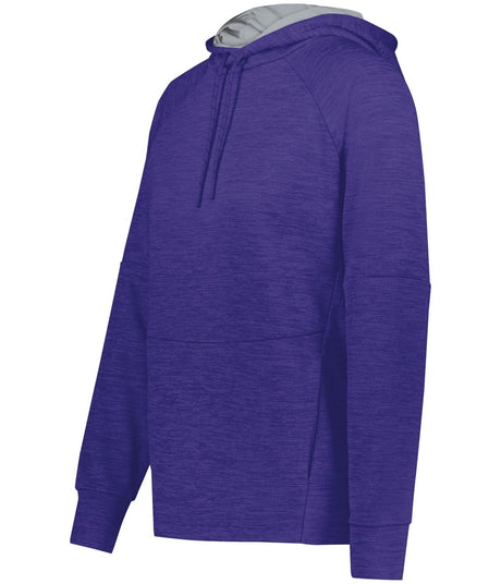 Holloway Ladies All - Pro Performance Fleece Hoodie 223780 PURPLE HEATHER/SILVER S