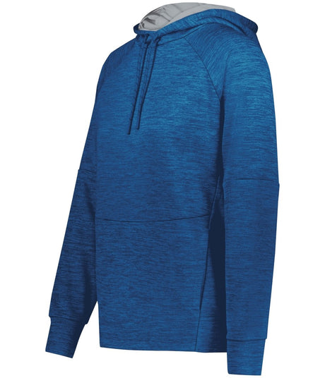 Holloway Ladies All - Pro Performance Fleece Hoodie 223780 ROYAL HEATHER/SILVER S