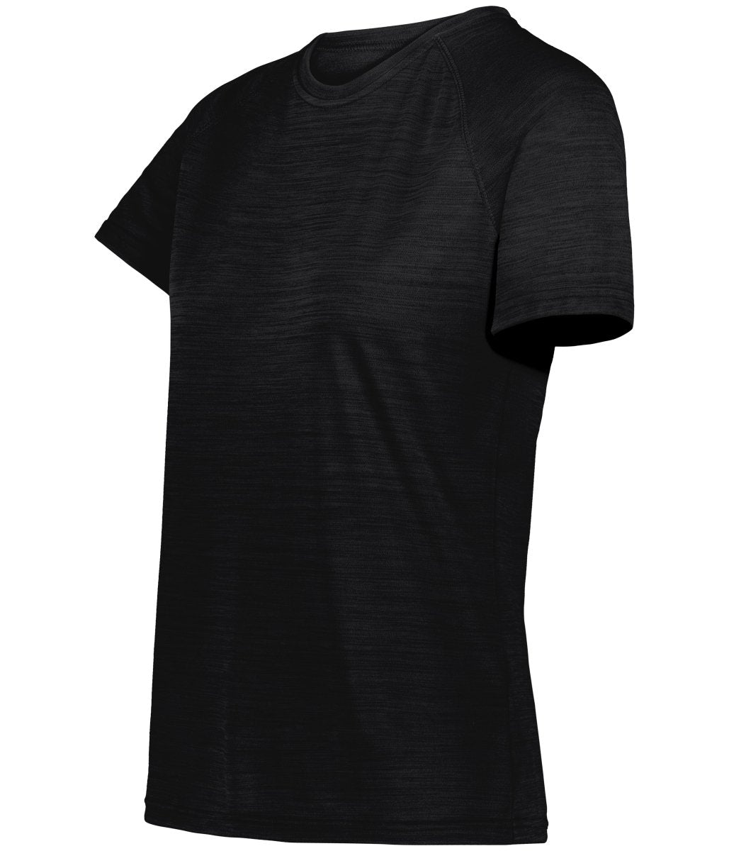 Holloway LADIES ALL - PRO TEE 222754 BLACK HEATHER S