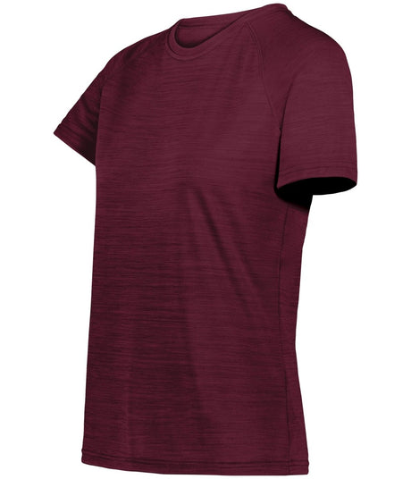 Holloway LADIES ALL - PRO TEE 222754 MAROON HEATHER S