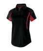 Holloway Ladies Avenger Polo 222730 BLACK/SCARLET S