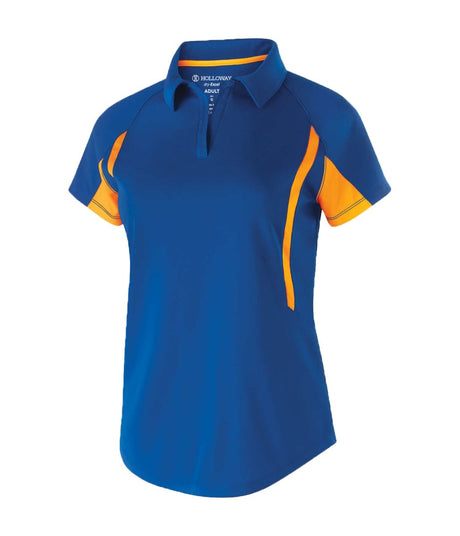 Holloway Ladies Avenger Polo 222730 ROYAL/LIGHT GOLD S