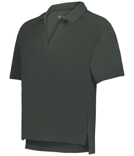 Holloway LADIES CORE COTTON WAIST LENGTH POLO 226372 CARBON S