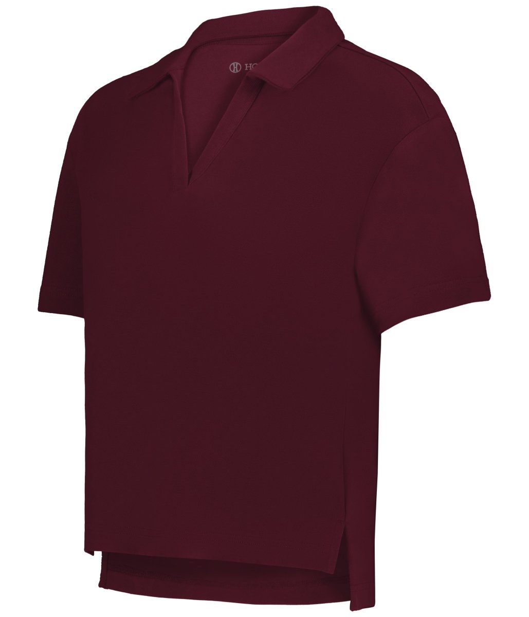 Holloway LADIES CORE COTTON WAIST LENGTH POLO 226372 MAROON (HLW) S