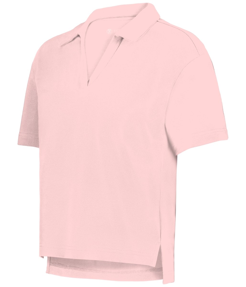 Holloway LADIES CORE COTTON WAIST LENGTH POLO 226372 PETAL PINK S