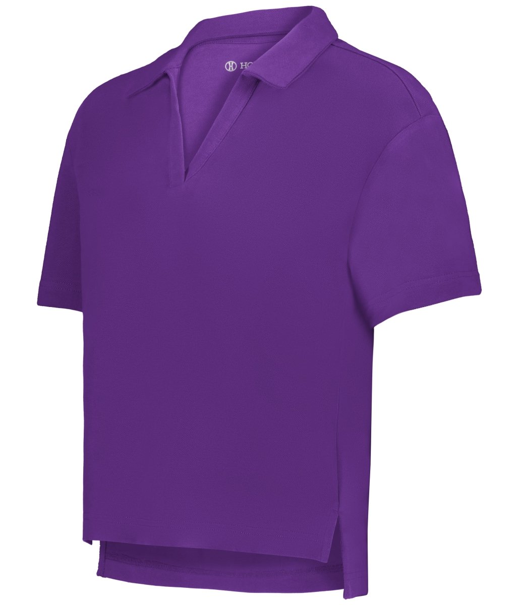 Holloway LADIES CORE COTTON WAIST LENGTH POLO 226372 PURPLE (HLW) S