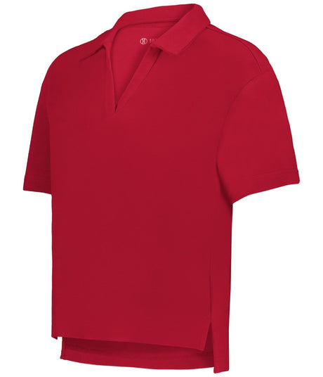 Holloway LADIES CORE COTTON WAIST LENGTH POLO 226372 SCARLET S