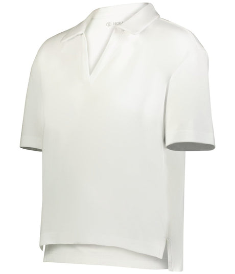 Holloway LADIES CORE COTTON WAIST LENGTH POLO 226372 WHITE S