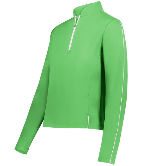 Holloway LADIES COURT 1/4 - ZIP PULLOVER 223327 RETRO GREEN S