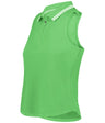 Holloway LADIES COURT SLEEVELESS POLO 223326 RETRO GREEN S